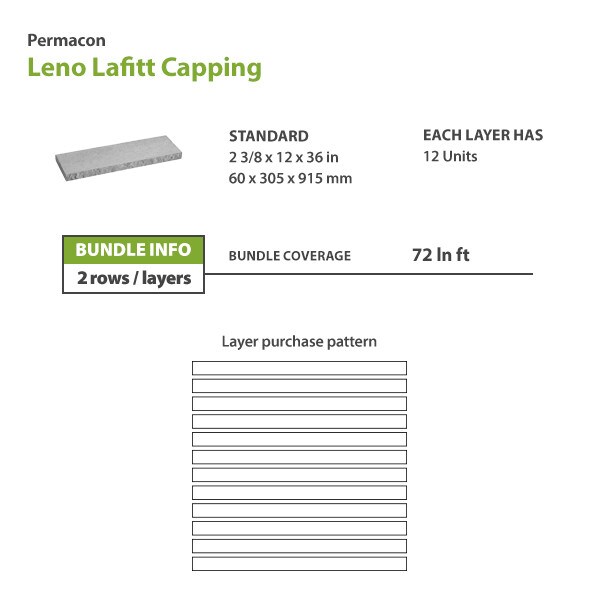 Permacon Leno Concrete Capping